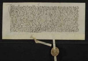 Der Ulmer Bürger Johann Langwalther verkauft dem Kürschner und Ulmer Bürger Johann Musmelber seine Rechte an einer Brotbank in Ulm unter dem Brothaus. Diese Brotbank hat er früher zusammen mit dem Käufer besessen. Jetzt befindet sich sein Teil im Besitz des Bäckers von Ehingen [Alb-Donau-Kreis], der ihm dafür wöchentlich 10 Heller zinst. Der Käufer hat ihm dafür 24 rheinische Gulden bezahlt.