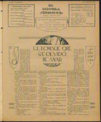 1928012578: El hombre que se olvidó de amar