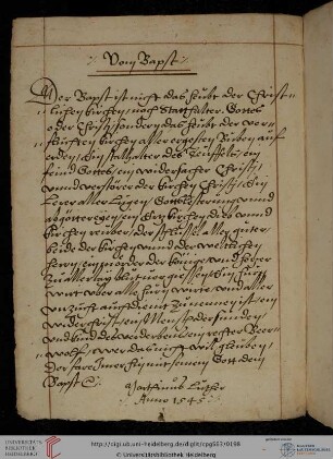 Martin Luther, Wider das Papsttum vom Teufel gestiftet (Auszug)