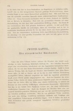 Zweites Kapitel. Die etruskische Baukunst.