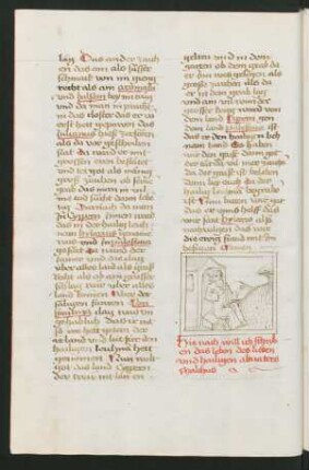 Federzeichnung: Malchus