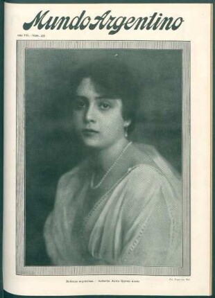 Bellezas argentinas. - Señorita Alcira Quirno Costa [Fotografía]