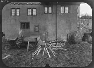 Wasungen, Untertor 1. Damenstift (Stadtmuseum, Umbau 1596; B. von Marschalck von Ostheim). Hofansicht