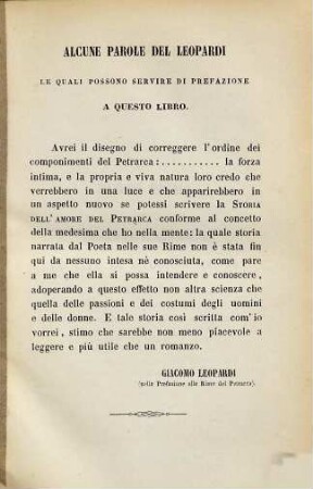 Il canzoniere : Riordinata di Luigi Domenico Spadi con le interpretazioni di Giacomo Leopardi