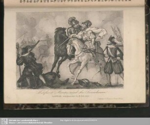 Kurfürst Moritz wird bei Sievershausen tödlich verwundet, d. Juli 1553