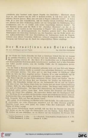 16: Der Kruzifixus aus Heinrichs