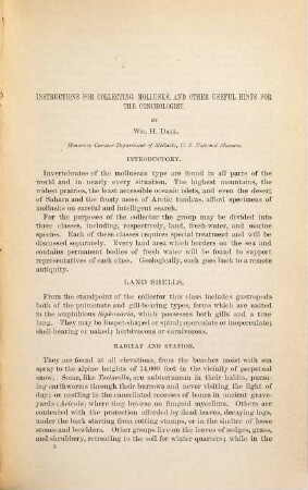 Instructions for collecting mollusks, and other useful hints for the conchologist