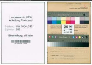 Entnazifizierung Wilhelm Boemelburg , geb. 18.04.1890 (Bauingenieur)