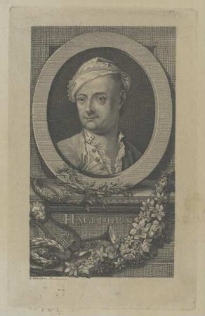 Bildnis des Friedrich von hagedorn