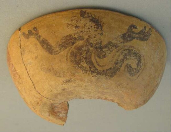 Fragment of a clay vessel