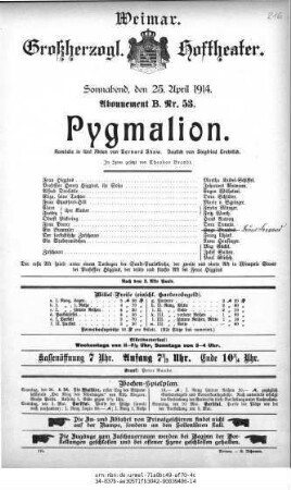 Pygmalion
