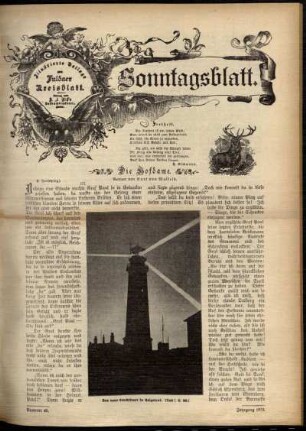 Ausgabe vom Sonntag, den 08. November 1903.