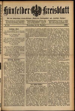 Ausgabe vom Donnerstag, den 22. Dezember 1898.
