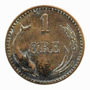 1 Öre Königreich Dänemark 1904