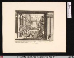 [Fassade zur Nordseite der Orangerie des Schlosses Salzdahlum].