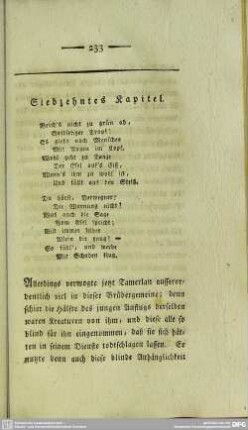Siebzehntes Kapitel