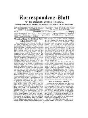 Dezembersitzung des Berliner Gymnasiallehrer-Vereins