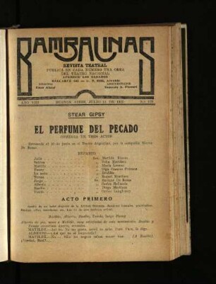 El perfume del pecado : comedia en tres actos