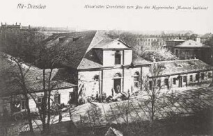 Dresden. Verwaltungsgebäude (Ausstellung und Verkauf von Sämereien, Futter und Düngemittel [sog. Hesse'sches Grundstück]). Eingangsseite