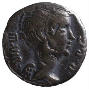 Münze, Quinar, 43 v. Chr.