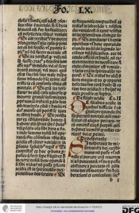 De filiabus acidie in quibus difficile est cognoscere quando ibi sit peccatum mortale nisi commiscetur cum aliquo peccato...
