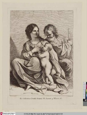 [Holy Virgin, Infant Jesus and St. Joseph; Die Heilige Familie]
