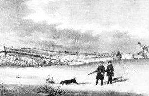 Haselbach (Kreis Altenburger Land). Ortsansicht mit Bockmühle