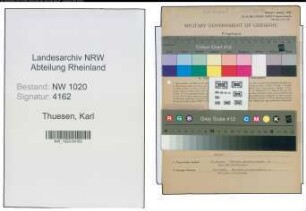 Entnazifizierung Karl Von Der Thuesen , geb. 02.02.1900 ()