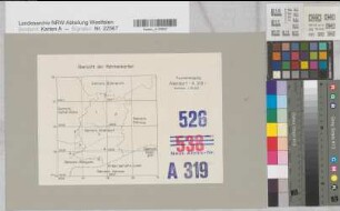 Altendorf (Froendenberg), Flurbereinigung Altendorf, Rahmenkartenübersicht