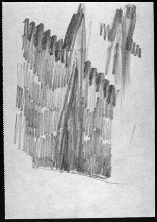 Skizze zu "Der Golem, wie er in die Welt kam" (1920)
