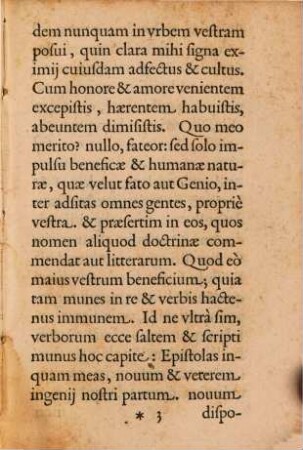 Epistolarum selectarum centuria I.
