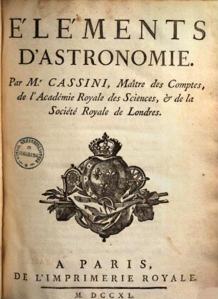 Elements d'Astronomie