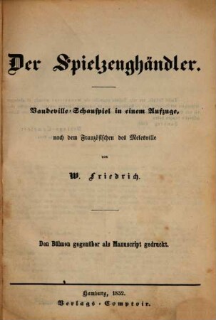 Das Theater des Auslandes. 4. 1852, H. 3