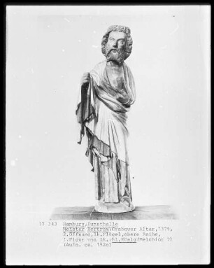 Grabower Altar — linker Flügel, Innenseite: Heilige und Propheten — Heiliger König (Melchior?)
