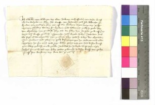 Schweiker von Sickingen d.Ä.: Gültschuld; Siegel: Reinhart von Sickingen.