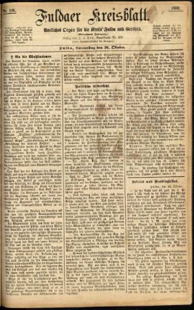 Ausgabe vom Donnerstag, den 26. Oktober 1882.