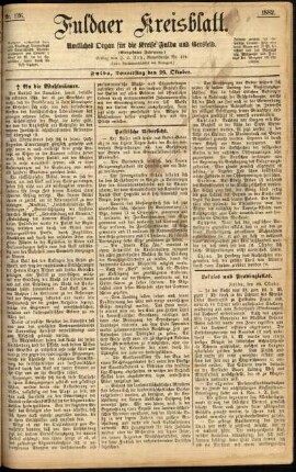Ausgabe vom Donnerstag, den 26. Oktober 1882.
