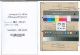 Entnazifizierung Sebastian Maassen , geb. 27.08.1896 (Beamter)