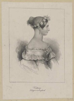 Bildnis der Victoria von England
