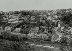 Loschwitz (Dresden-Loschwitz). Stadtteilansicht Oberloschwitz