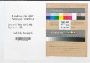 Entnazifizierung Friedrich Ludolph , geb. 21.06.1891 ()