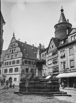 Kitzingen, Markt : Kitzingen. Markt. Kiliansbrunnen