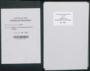 Die in den Provinzen Minden, Ravensberg, Tecklenburg und Lingen vorhandenen Papiermühlen