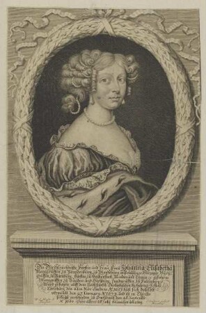 Bildnis der Johanna Elisabetha zu Brandenburg