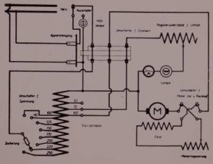 Agfa Movektor, Schaltschema