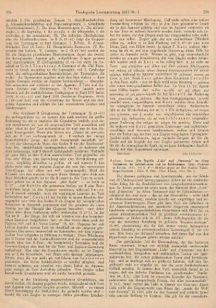 276-277 [Rezension] Aalen, Sverre, Die Begriffe 'Licht' und 'Finsternis' im Alten Testament, im Spätjudentum und im Rabbinismus