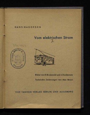 Vom elektrischen Strom