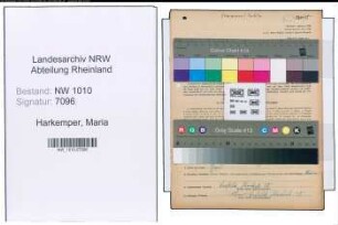 Entnazifizierung Maria Harkemper , geb. 15.05.1904 (Geschaeftsinhaberin)