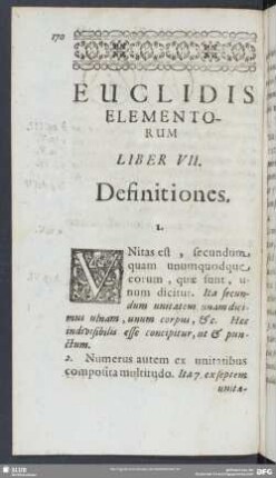 Euclidis Elementorum Liber VII