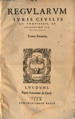 Regularum Iuris Civilis Ac Pontificii : Ex Celeberrimis I.V.D. Collectarum, 2